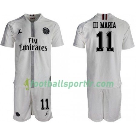 Tenue Paris Saint Germain Di Maria 11 Jordan Blanc Enfant Troisieme 2018-2019 Maillot de Foot